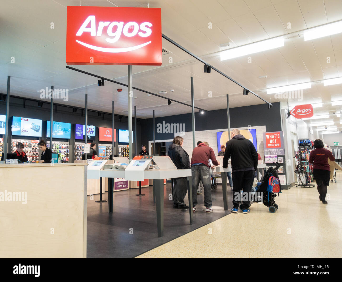 Argos in Sainsbury`s supermaket, England. UK Stock Photo Alamy